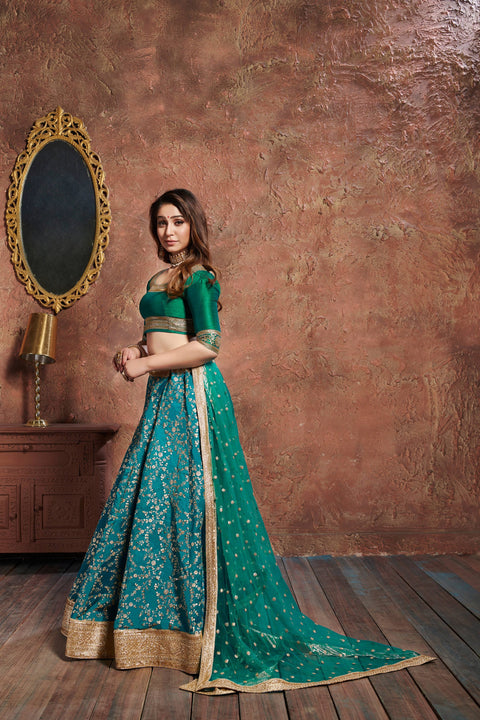 Art Silk Stunning lehenga choli dupatta For Women And Girls in USA