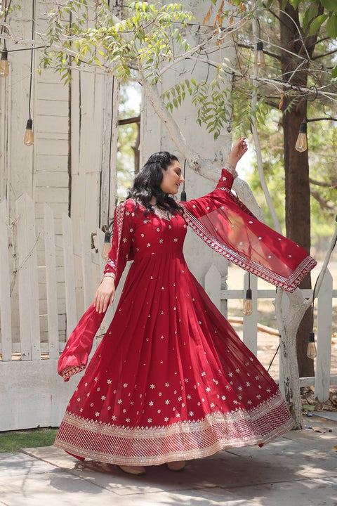 Maroon wedding, Festival Our Anarkali Suits Will Make You The Epitome of Grace and Charm For Woman