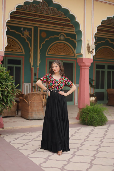 Black Navratri Collections Gown For Woman In USA