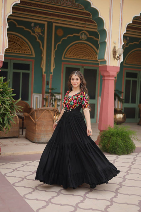 Black Navratri Collections Gown For Woman In USA