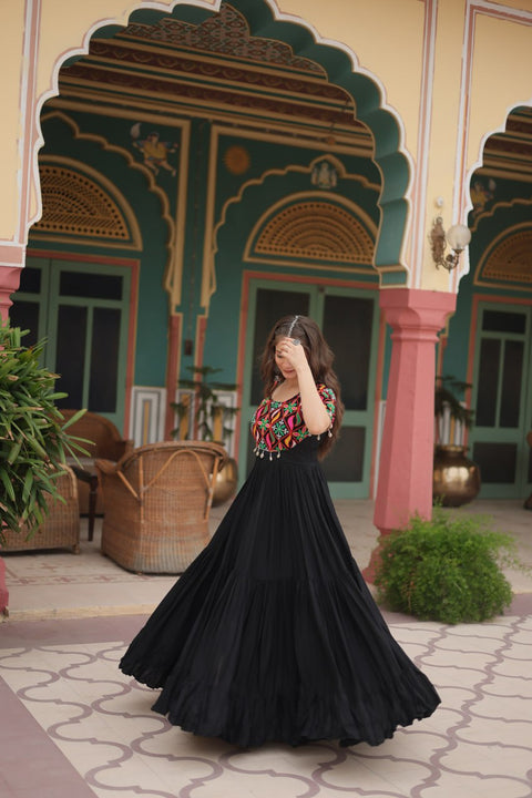 Black Navratri Collections Gown For Woman In USA