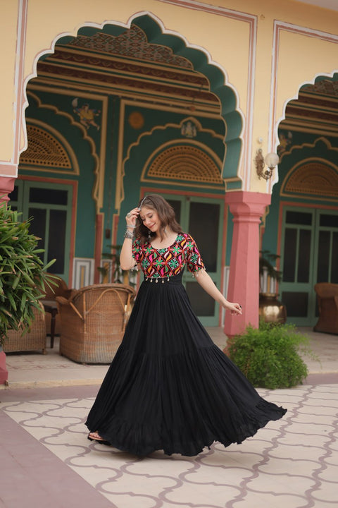 Black Navratri Collections Gown For Woman In USA