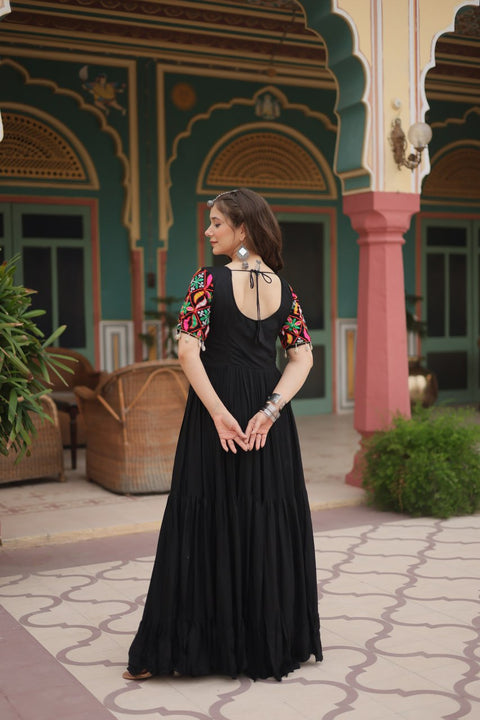 Black Navratri Collections Gown For Woman In USA