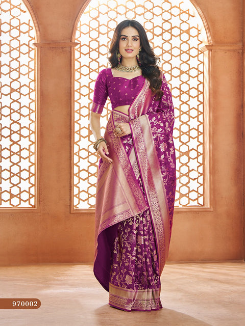 Wine Banarasi Silk Saree, USA, Perfect for Indian wedding partywear sequins saree