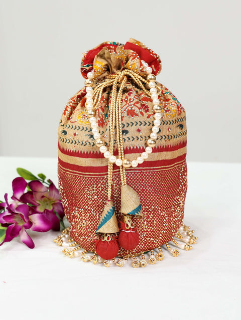 Cultural Couture Batwa, Indian wedding Batwa, Indian wedding purse, Indian wedding favor, Indian wedding guest purse - ReadyToWearshop