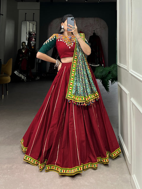 Festive Red lehenga Choli for women in USA