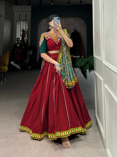 Festive Red lehenga Choli for women in USA