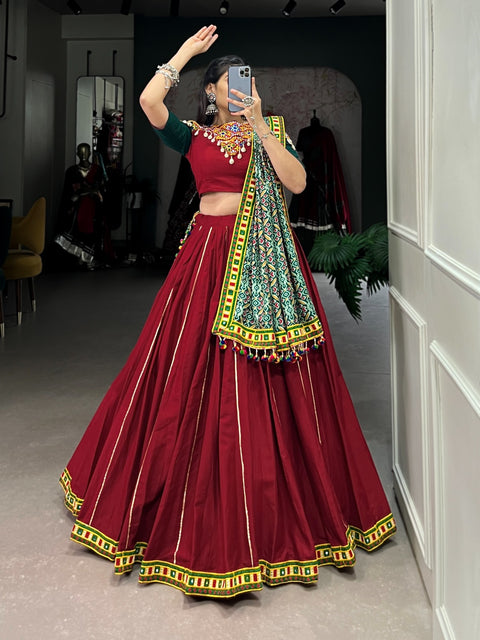 Festive Red lehenga Choli for women in USA