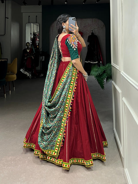 Festive Red lehenga Choli for women in USA