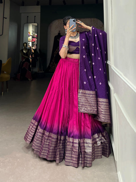 Trendy Chanderi lehenga Choli for women And Girls in USA