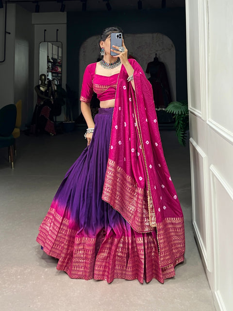 Trendy Chanderi lehenga Choli for women And Girls in USA