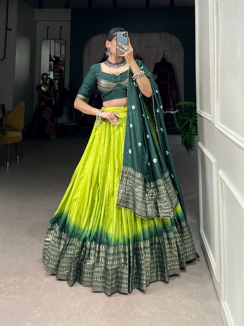 Trendy Chanderi lehenga Choli for women And Girls in USA