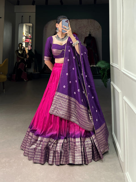 Trendy Chanderi lehenga Choli for women And Girls in USA