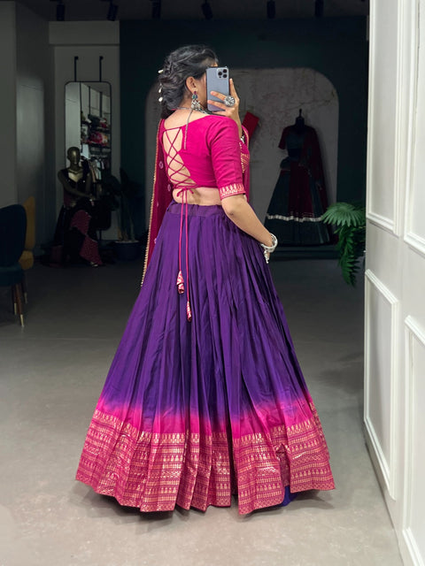 Trendy Chanderi lehenga Choli for women And Girls in USA