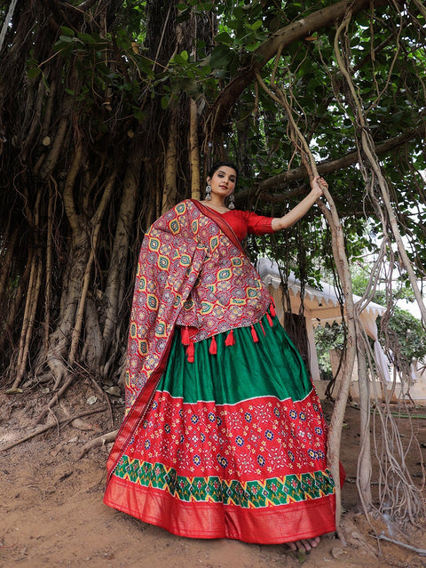 Embellished Red lehenga Choli for women in USA