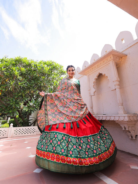 Embellished Red lehenga Choli for women in USA