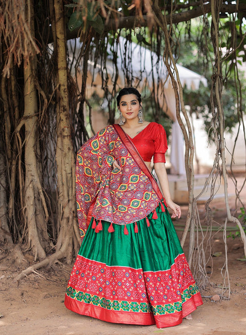 Embellished Red lehenga Choli for women in USA