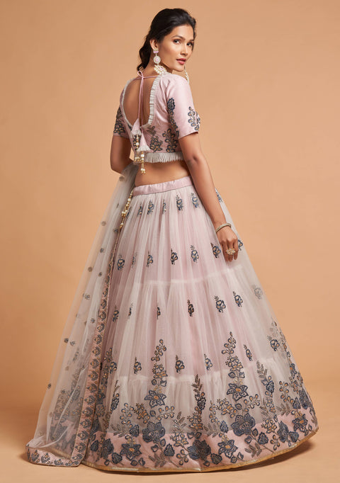 Radiant Grey fancy lehenga Choli for women with Dupatta in USA