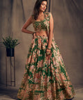 Trendy Floral Organza Bollywood lehenga choli for women with Dupatta Indian Designer Ready to wear partywear Lehenga Choli Trendy Lehenga - ReadyToWearshop