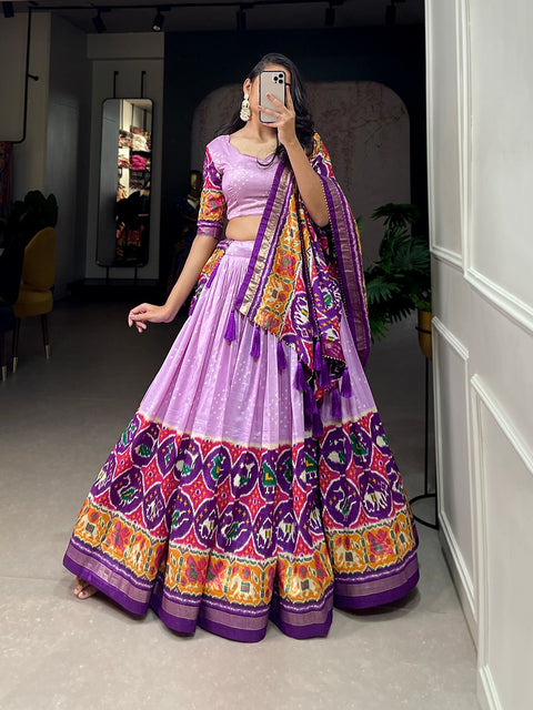 Amazing Lavender Navratri lehenga choli online in USA UK CANADA AUSTRALIA