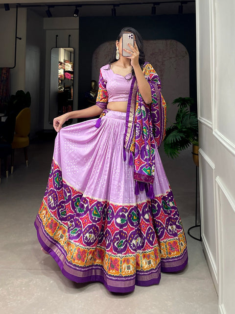 Amazing Lavender Navratri lehenga choli online in USA UK CANADA AUSTRALIA