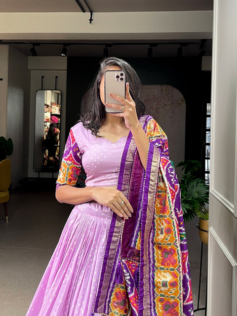 Amazing Lavender Navratri lehenga choli online in USA UK CANADA AUSTRALIA