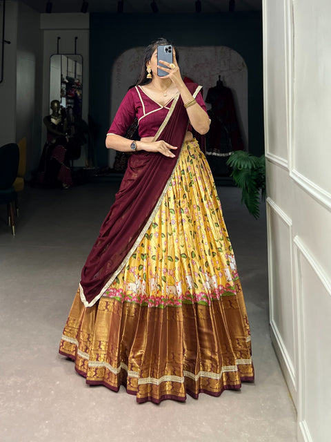 Traditional  Silk lehenga Choli for women in USA