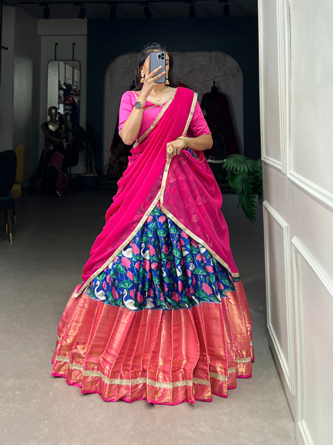 Traditional  Silk lehenga Choli for women in USA