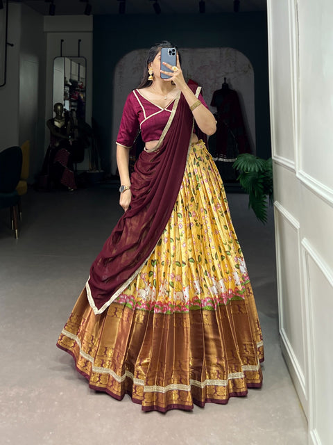 Traditional  Silk lehenga Choli for women in USA