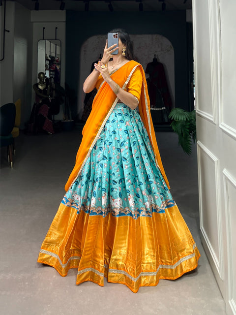 Traditional  Silk lehenga Choli for women in USA