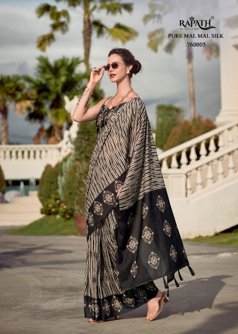 Black saree with blouse in USA, Perfect for Indian Daily Wear sequins saree For Woman