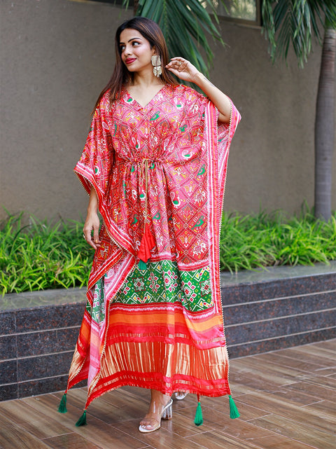 Multicolor kaftan is perfect your style. It's your time to add this beauty to your wardrobe and rock the shaadi season