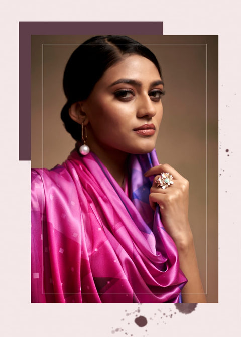 Pink Super Demanding Sattin collection,In USA Perfect for Indian wedding or party wear for women