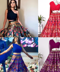 Readytowear Amazing banarasi silk lehenga choli for women readytowear in USA,FreeShipping Indian pure Silk with zari work Lehengacholi - ReadyToWearshop