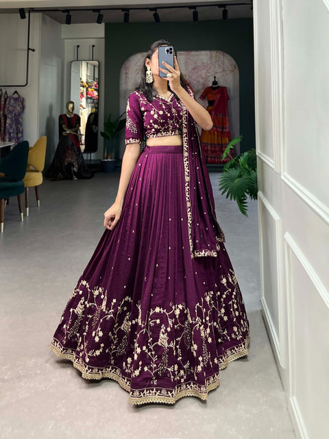 Elegant Pink lehenga Choli for women in USA