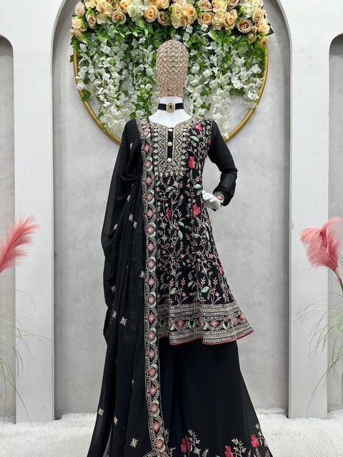 Wedding georgette sharara suits - ReadyToWearshop