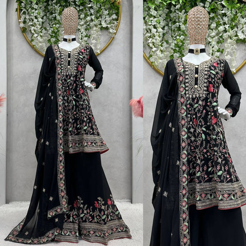 Wedding georgette sharara suits - ReadyToWearshop