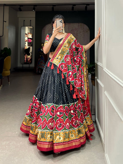 Amazing Black Navratri lehenga choli dupatta 2024 in USA