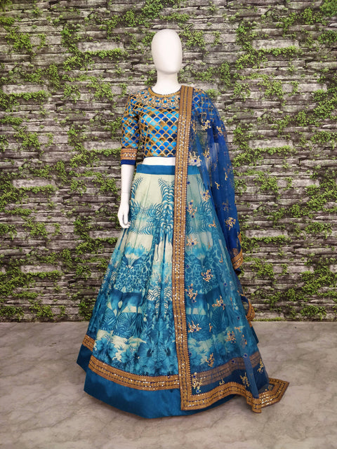 Shine away in glamour on your close ones wedding day wearing this beautiful bridesmaids lehenga for women