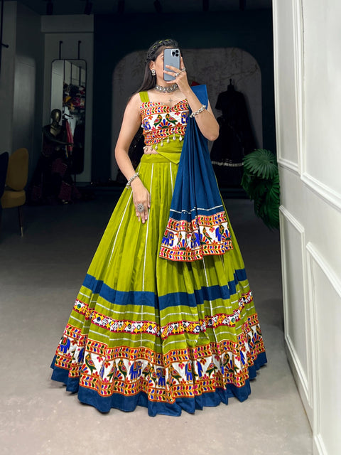 Elegant Green lehenga Choli for women And Girls in USA