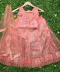 Frills Net Lehenga choli for kids, Impressive Festive Net Frill With Koti Kids Lehenga With Net Dupatta - ReadyToWearshop