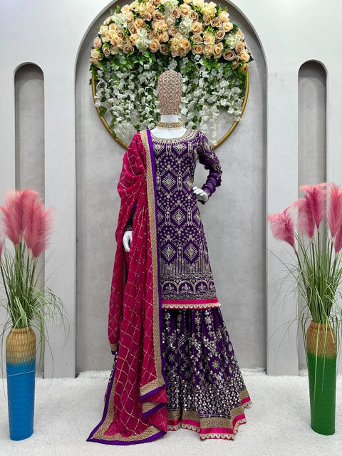 partywear georgette salwar kameez - ReadyToWearshop