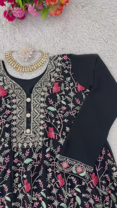 Wedding georgette sharara suits