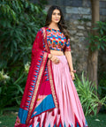 Lehenga choli for women, Tussar silk printed lehenga choli - ReadyToWearshop