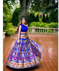 Amazing royal blue banarasi silk lehenga choli for women readytowear in USA,FreeShipping Lehenga choli With Dupatta lehenga choli for girls - ReadyToWearshop