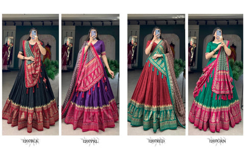 Elegant  Silk Sequnce fancy lehenga Choli for women with Dupatta in USA