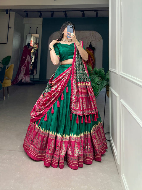 Elegant  Silk Sequnce fancy lehenga Choli for women with Dupatta in USA