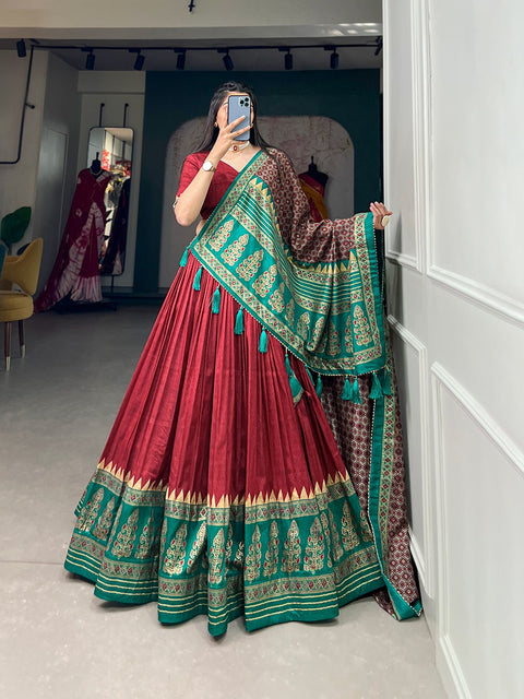 Elegant  Silk Sequnce fancy lehenga Choli for women with Dupatta in USA