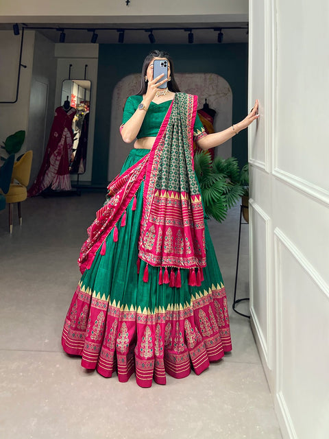 Elegant  Silk Sequnce fancy lehenga Choli for women with Dupatta in USA